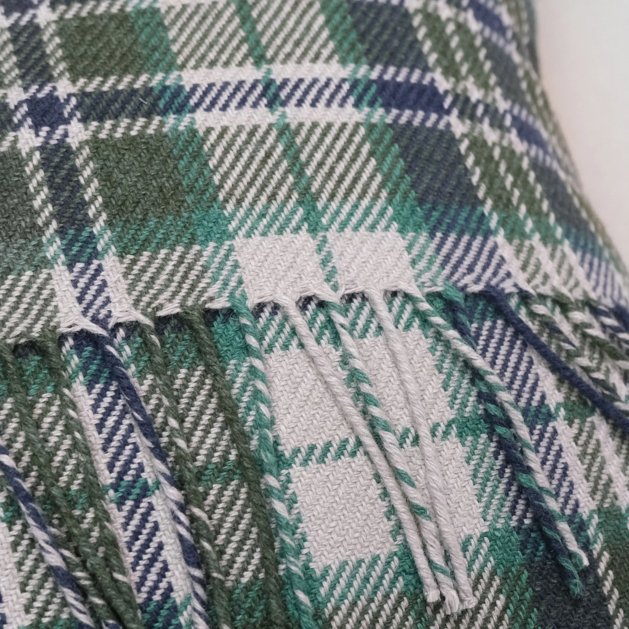 Alastair Stewart Wool Cotton Cushion Cover - Image 2