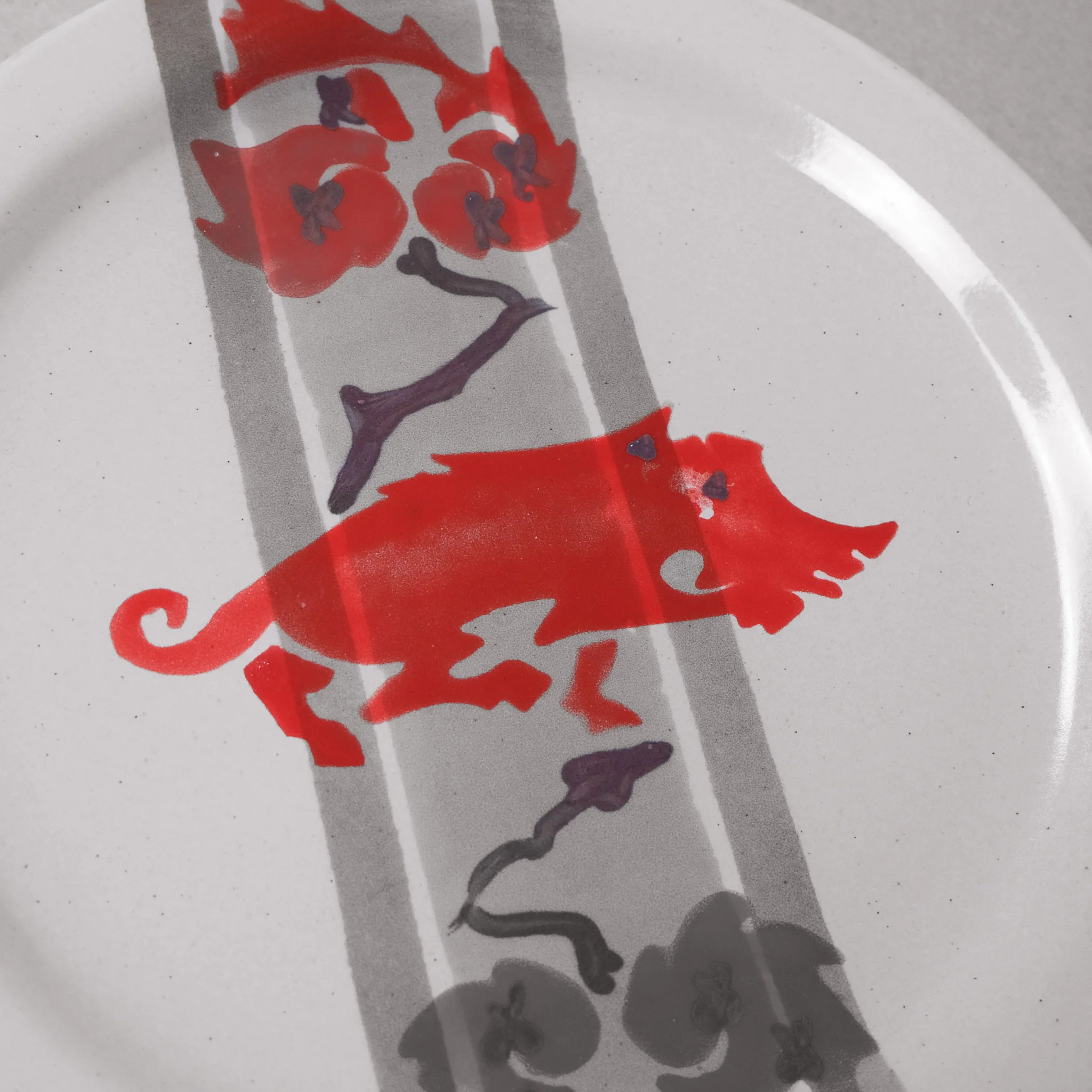 Boar Limited Edition Serving Plate by Duncan Tattersall - Image 3