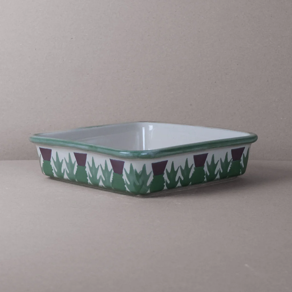 Cream Thistle Baking Dish - Image 2