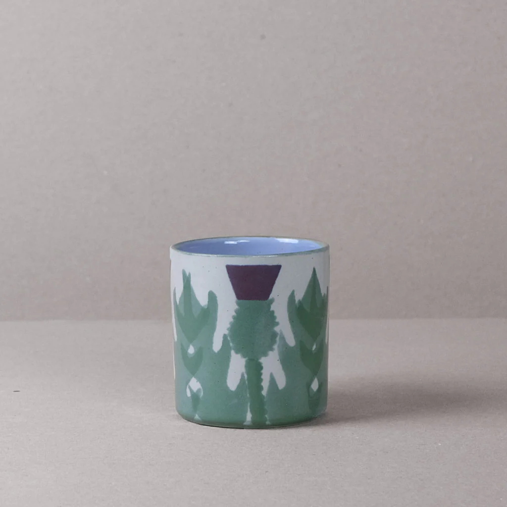 Cream Thistle Large Mug - Image 2