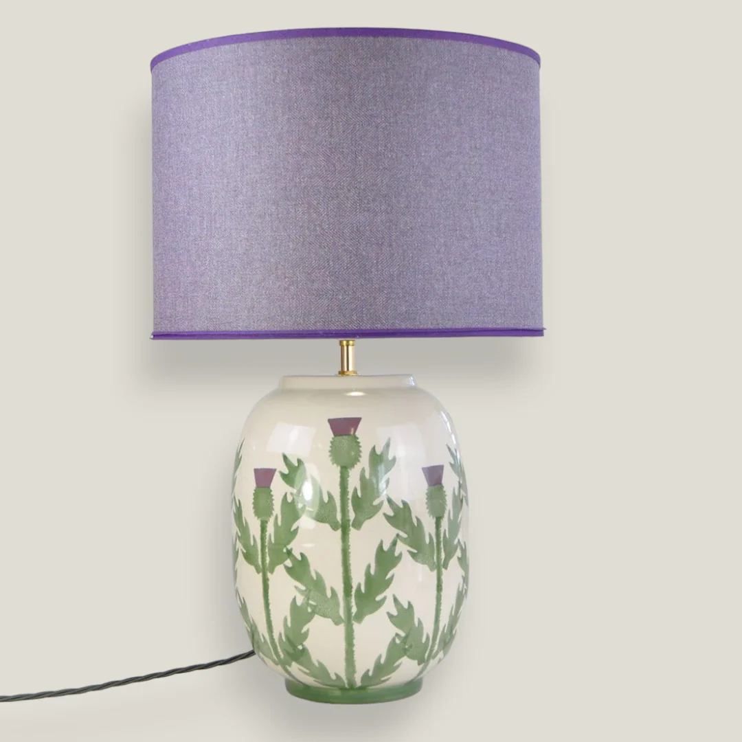 Cream Thistle Large Table Lamp - Image 3
