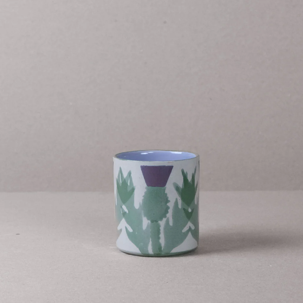 Cream Thistle Medium Mug - Image 2
