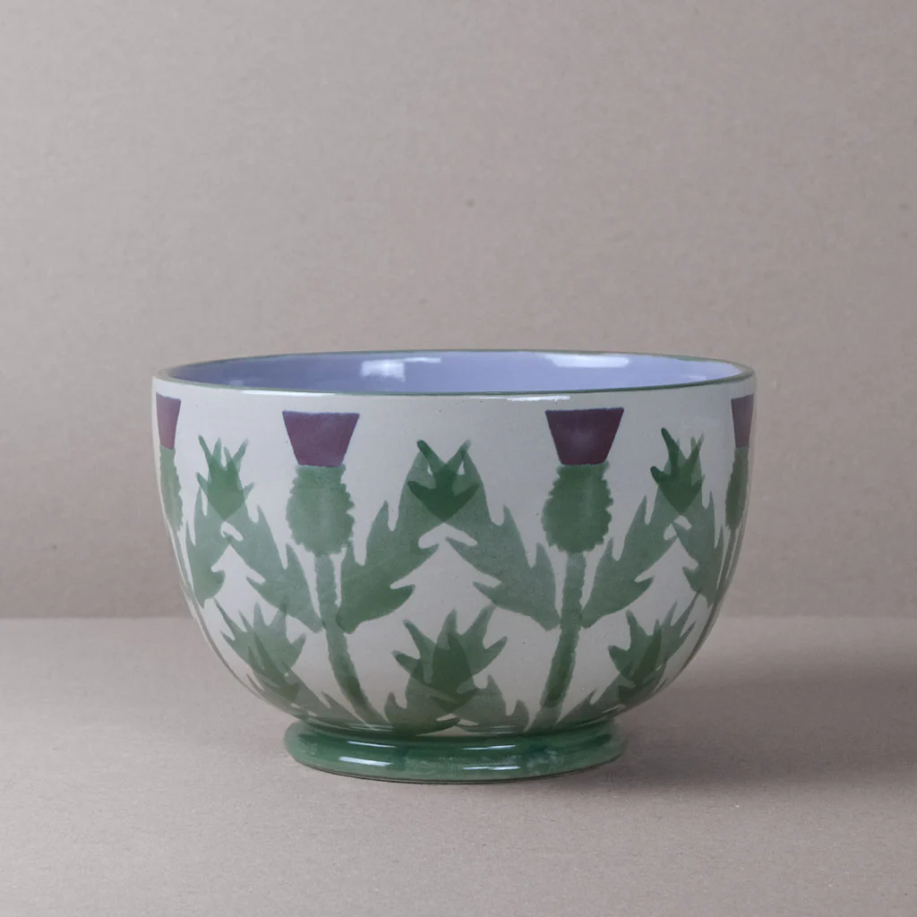 Cream Thistle Salad Bowl - Image 3