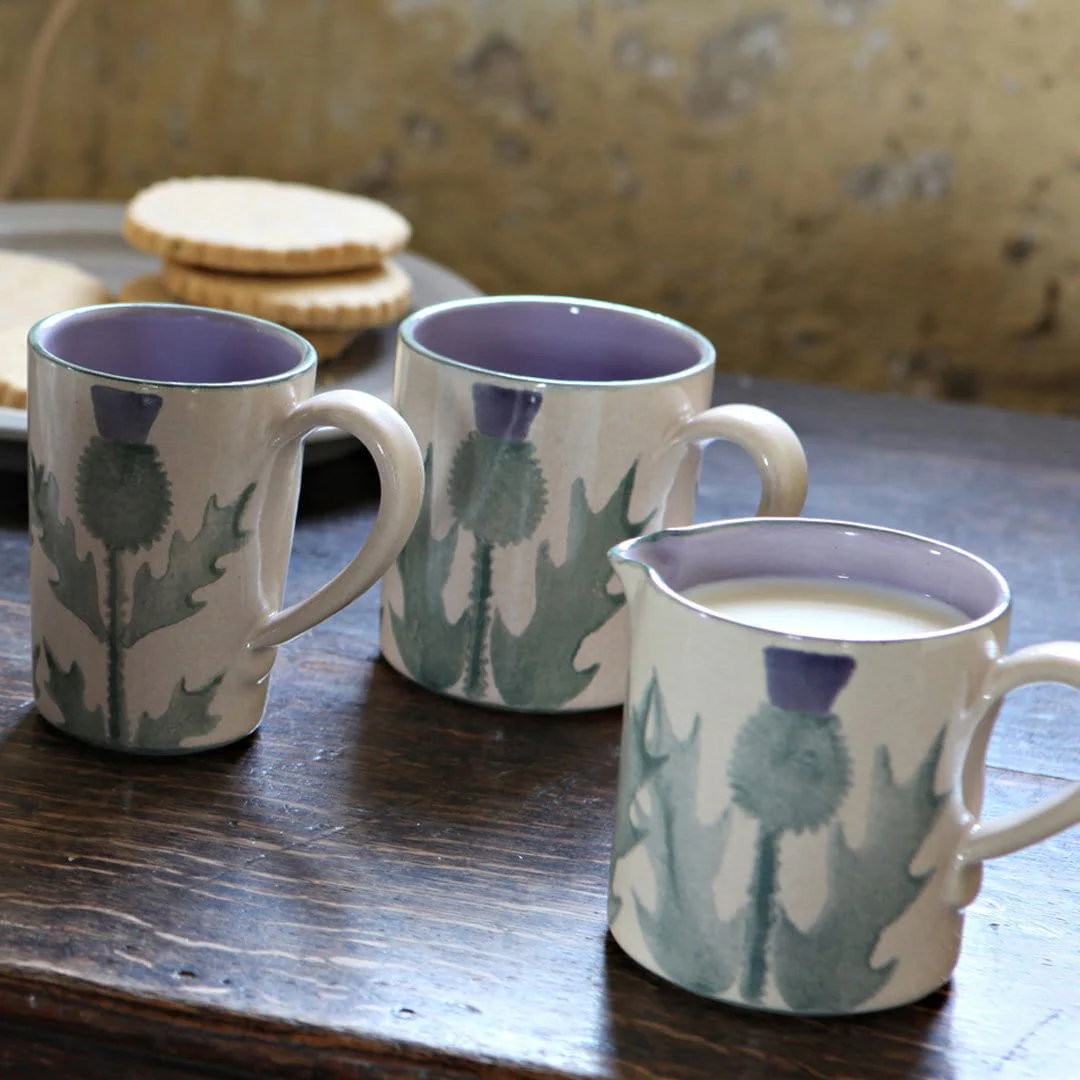 Cream Thistle Small Milk Jug - Image 2