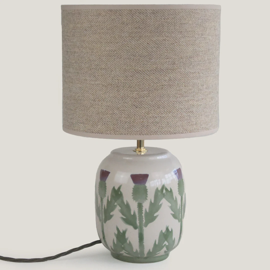 Cream Thistle Small Table Lamp - Image 3