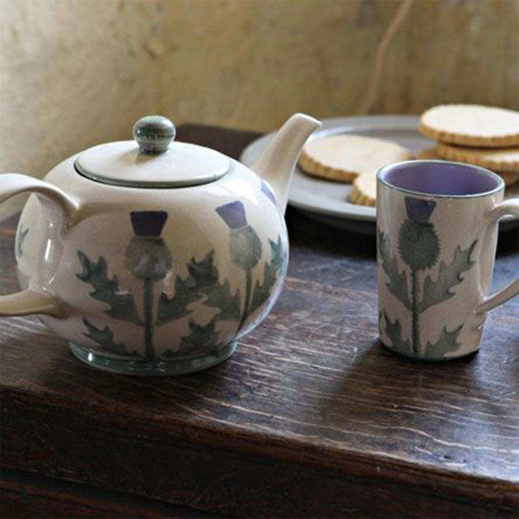 Cream Thistle Small Teapot - Image 2