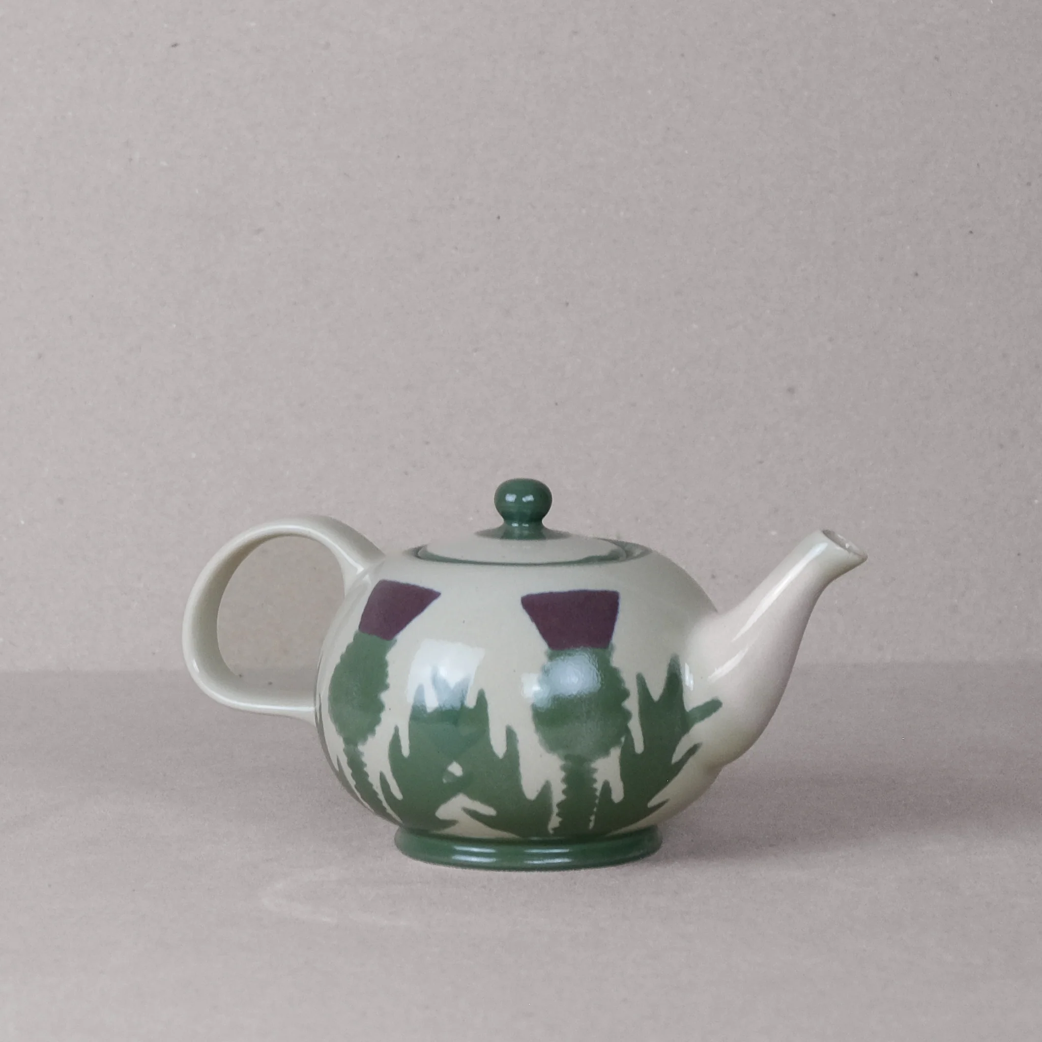 Cream Thistle Small Teapot - Image 4