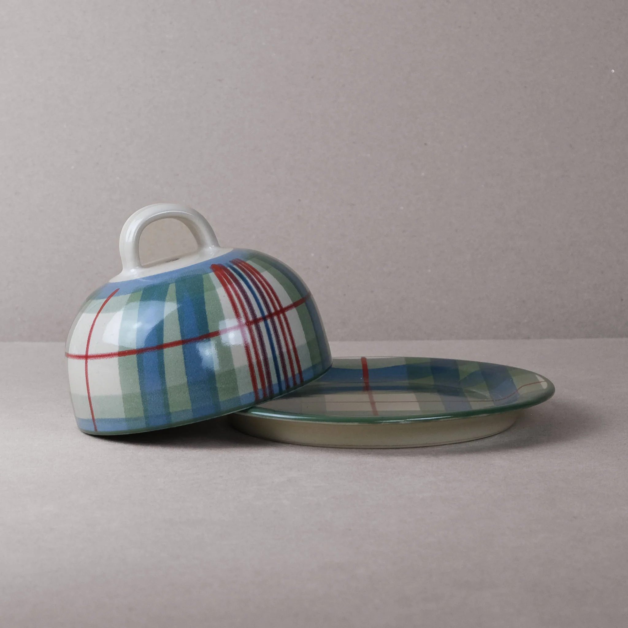 David Kennedy Cheese Dome and Plate - Image 2