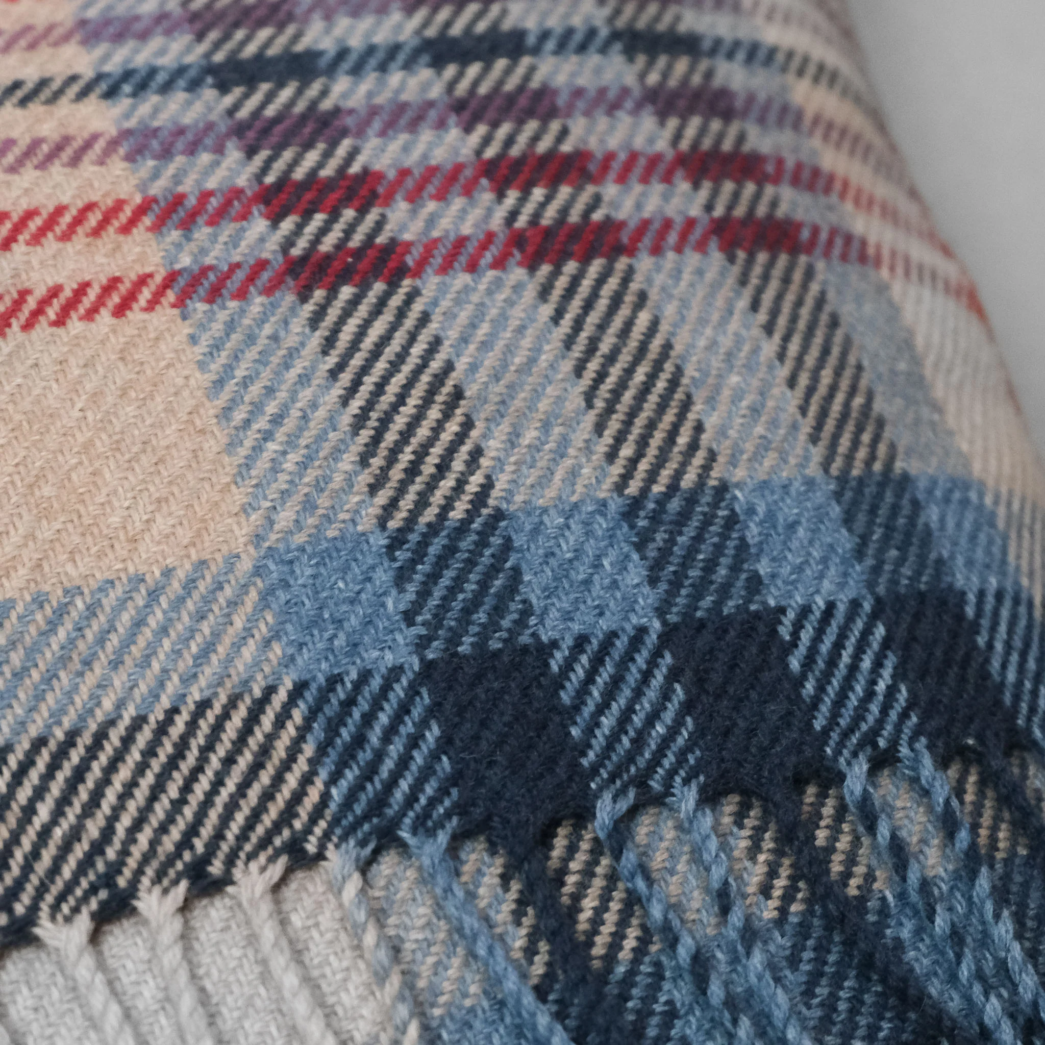 David Kennedy Wool Cotton Cushion Cover - Image 2