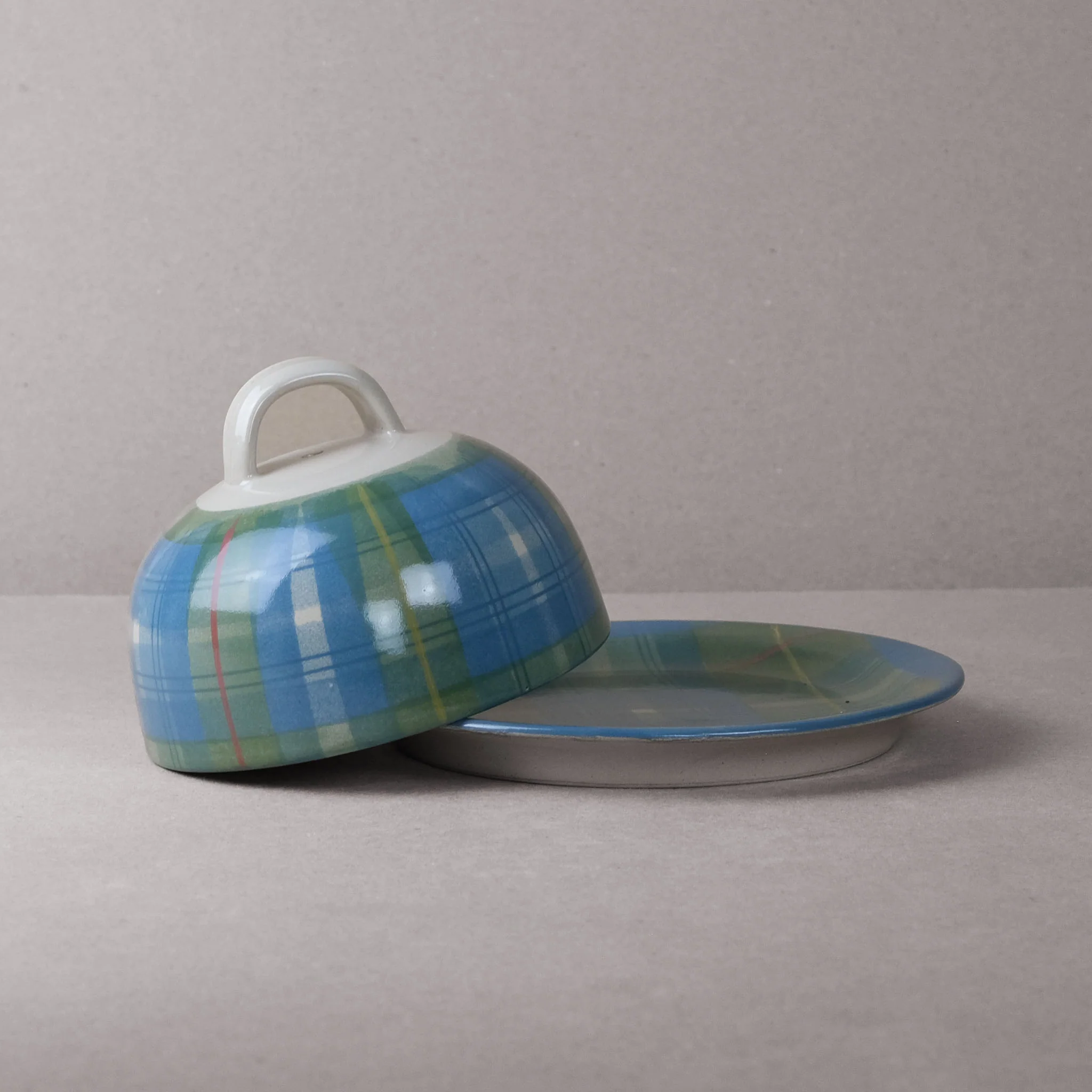 Donina Stewart Cheese Dome and Plate - Image 2