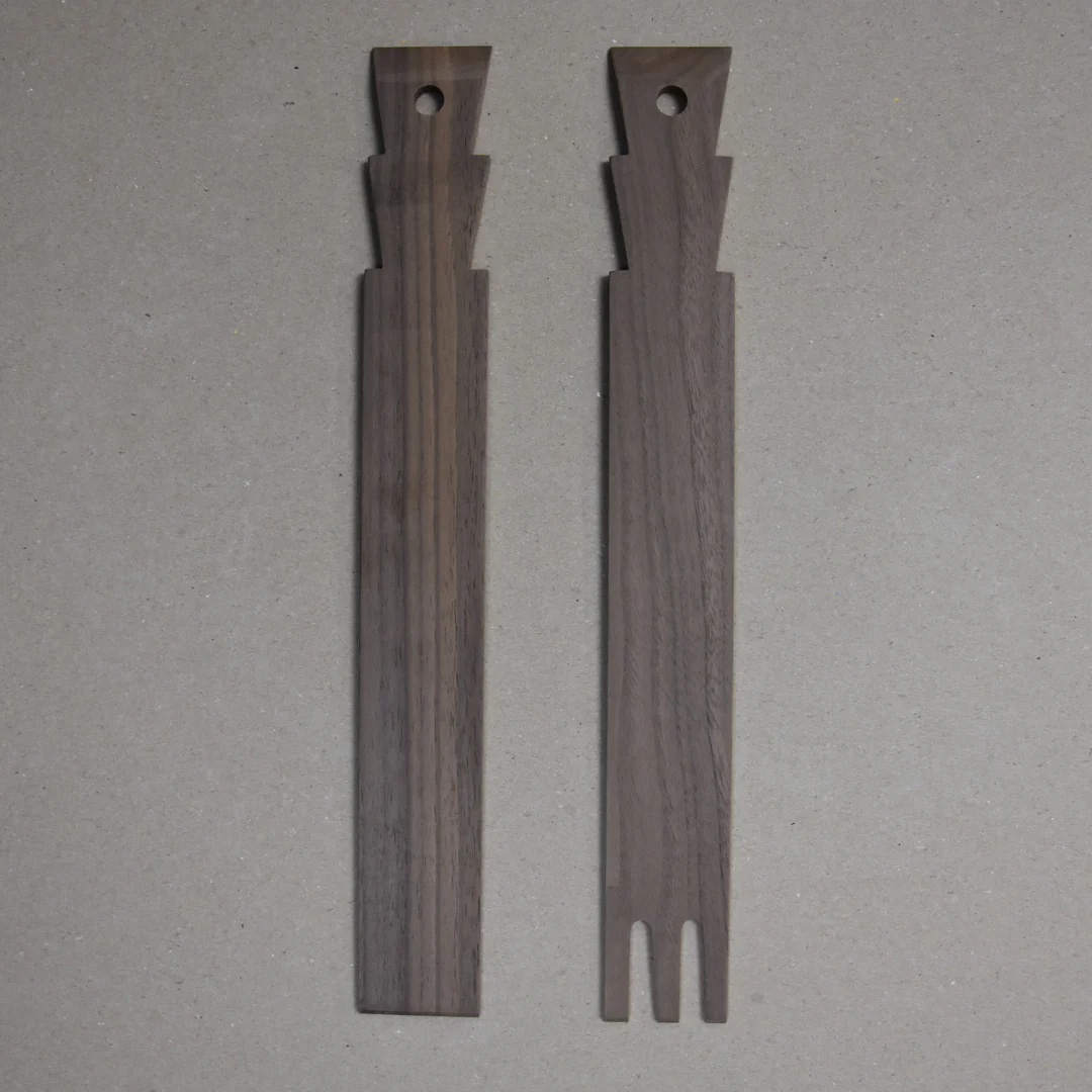 Large Thistle Top Salad Servers - Image 2