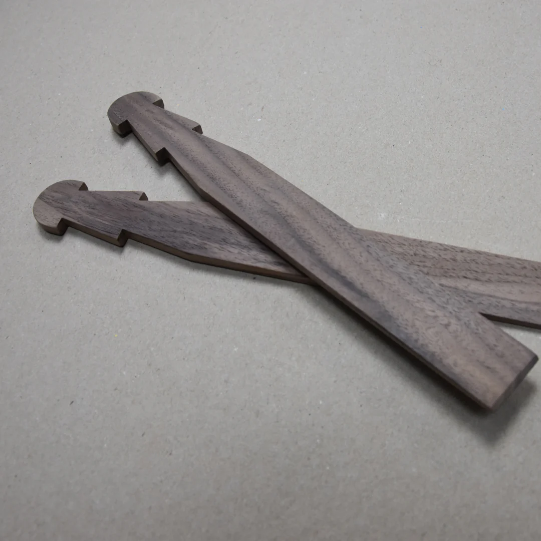 Rounded Thistle Top Salad Servers - Image 3