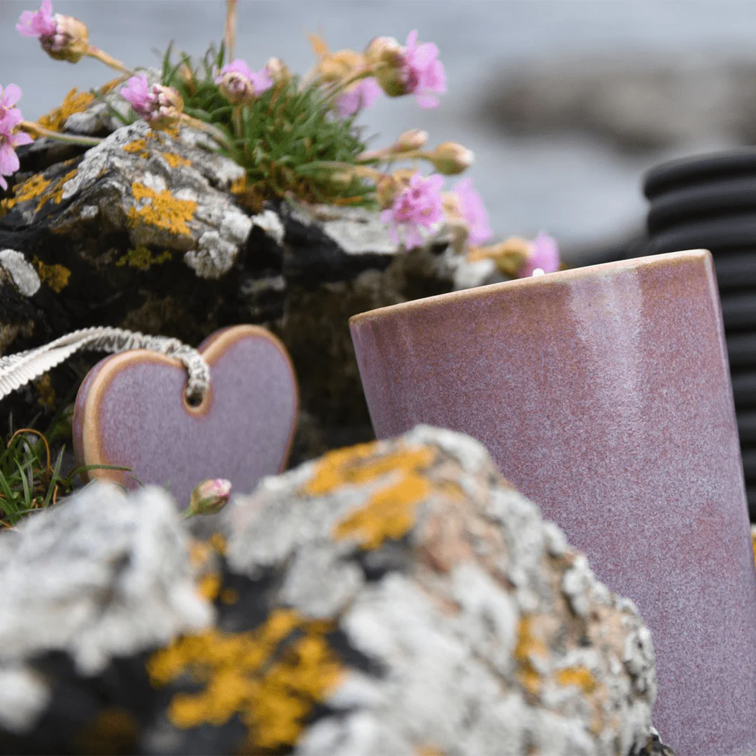 Rustic Heather Candle Beaker - Image 2