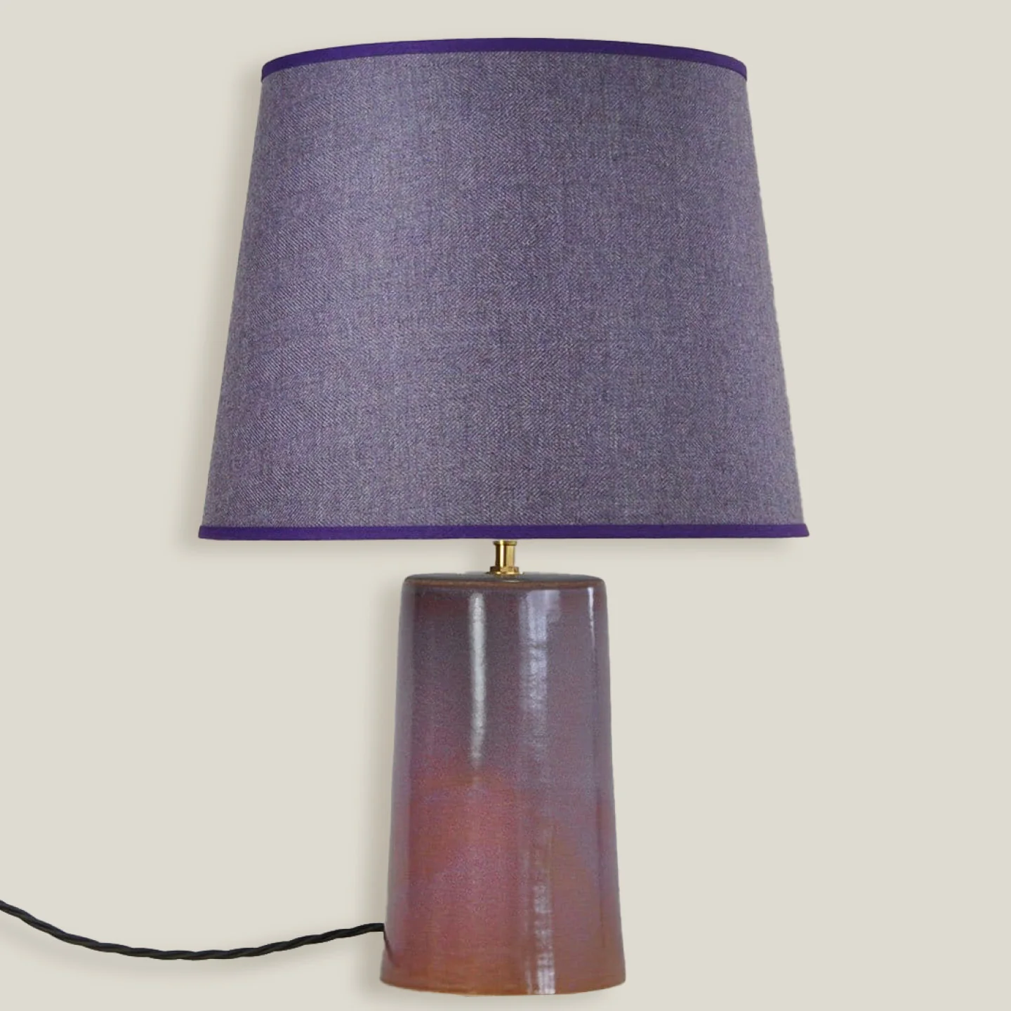 Rustic Heather Large Tapered Lamp - Image 3