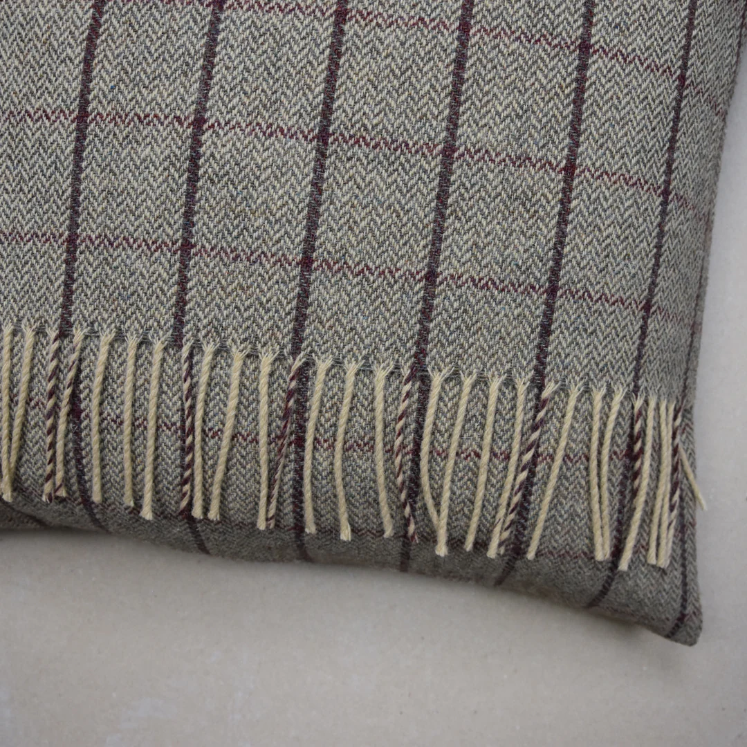 Sandwood Scottish Lambswool Throw Cushion Cover - Image 2