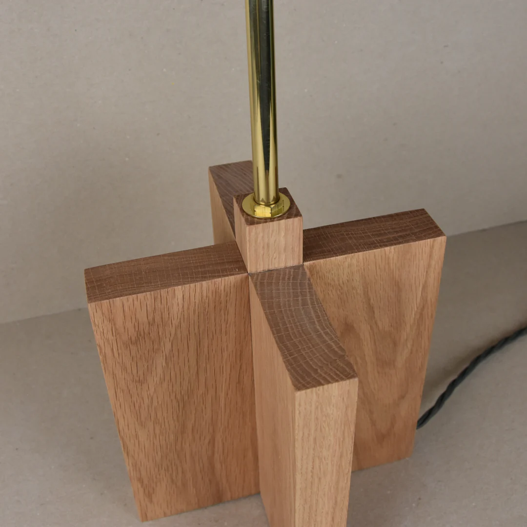 Small Oak Lamp - Image 3
