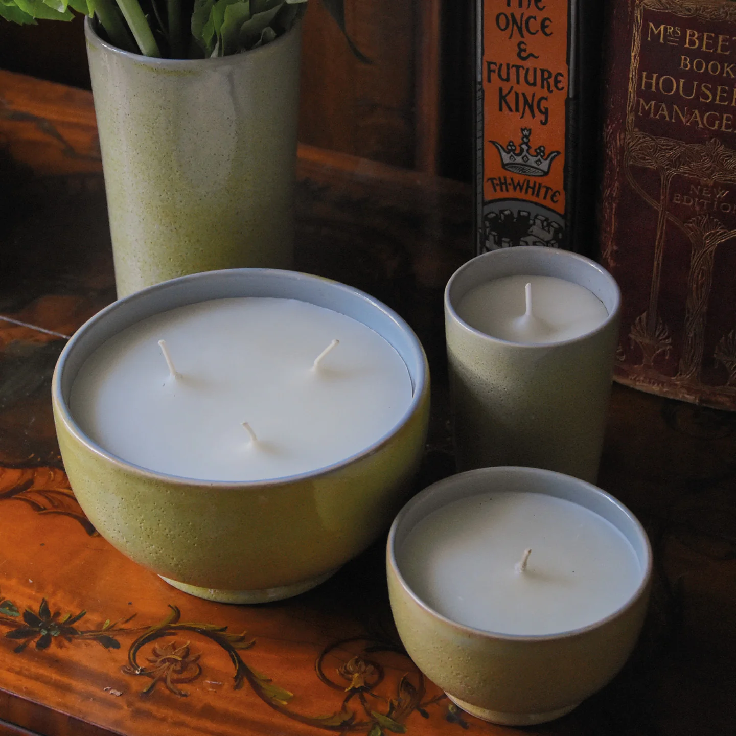Teal Large Candle Bowl - Image 3