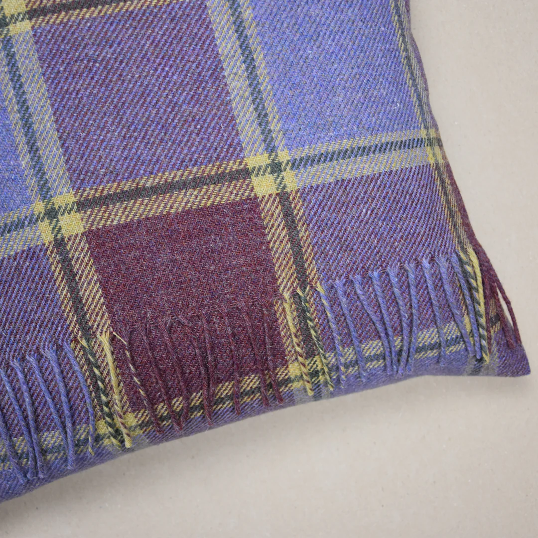Thomas Erskine Scottish Lambswool Throw Cushion Cover - Image 2
